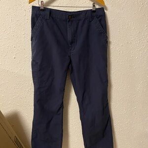 Carhartt Men's Navy Carpenter Pants 36x30